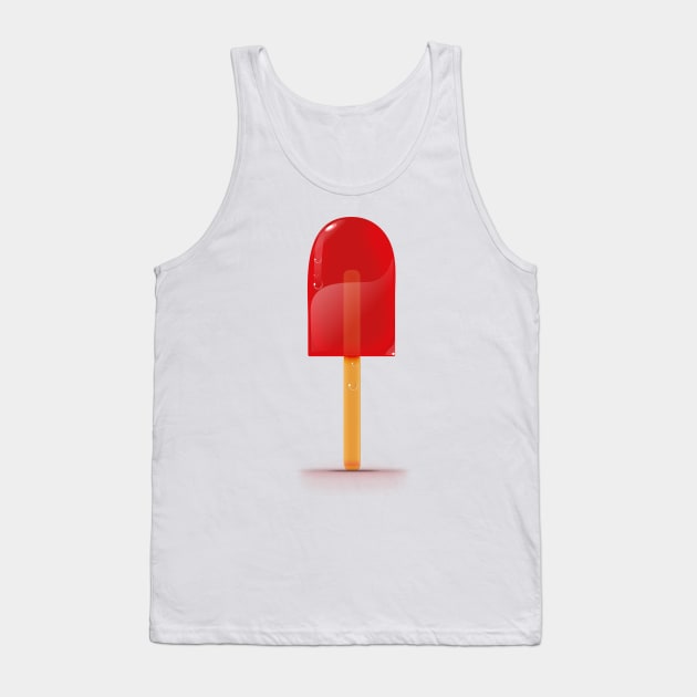 Red Ice Lolly Tank Top by nickemporium1